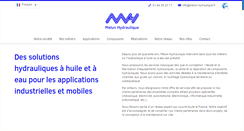 Desktop Screenshot of melun-hydraulique.fr