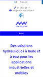 Mobile Screenshot of melun-hydraulique.fr